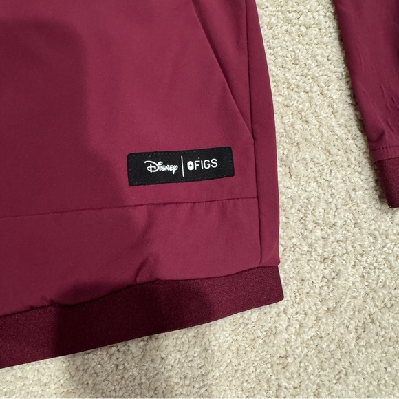 Figs x Disney Deep Red Lightweight Jacket - Picture 9 of 13